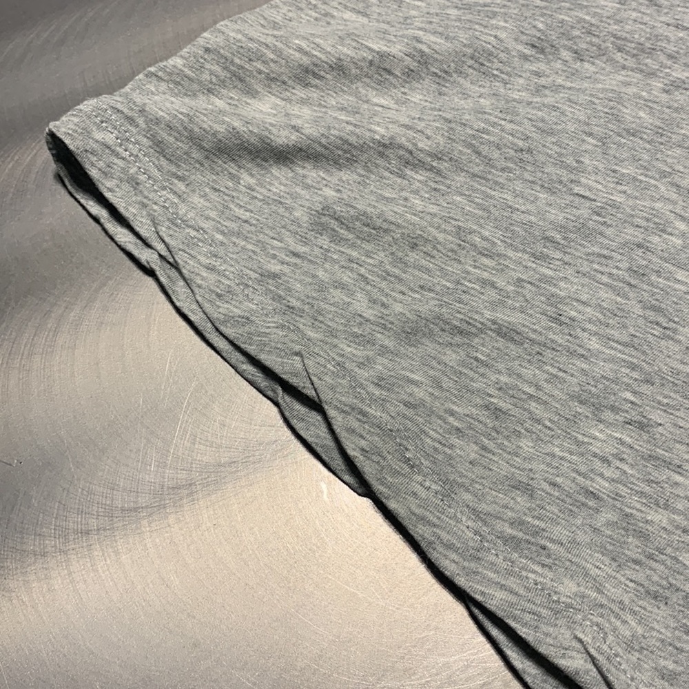 Avocado Gray Heather Crop Tee OS NWT - Picture 4 of 8